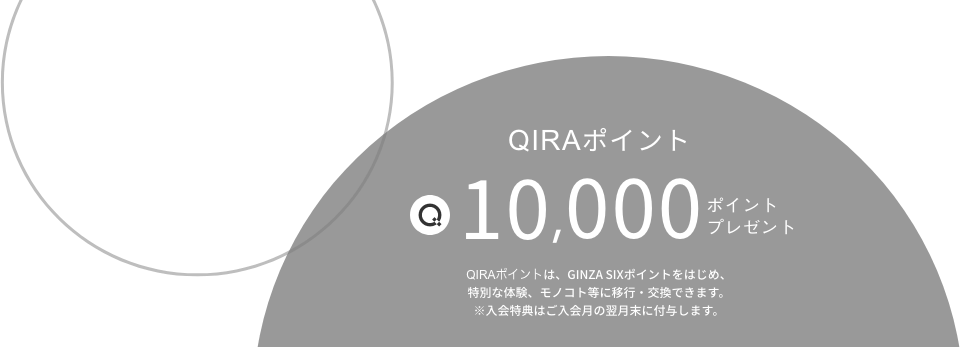 GINZA SIXプレステージカード 新規ご入会キャンペーン