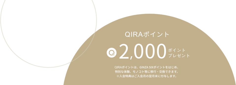 GINZA SIXカード 新規ご入会キャンペーン
